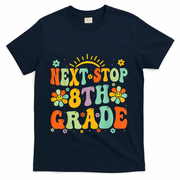 Next Stop 8th Grade Graduation To 8th Grade Back To School T-Shirt - Navy
