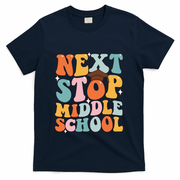Next Stop Middle School Funny Graduation 5th Grade T-Shirt - Navy