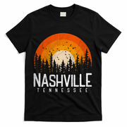 Nashville Tennessee Tn Gift Retro Style Vintage 80s Gift Great Gift T-Shirt - Black