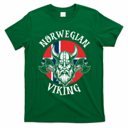 Norwegian Viking History Lovers And Adventurers T-Shirt - Irish Green