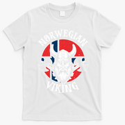 Norwegian Viking History Lovers And Adventurers T-Shirt - White