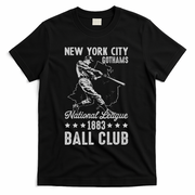 New York City Gothams Vintage Baseball Team T-Shirt - Black