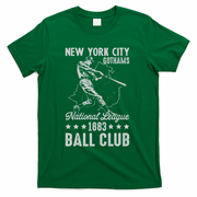 New York City Gothams Vintage Baseball Team T-Shirt - Green