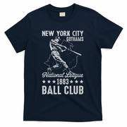 New York City Gothams Vintage Baseball Team T-Shirt - Navy