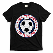 New Zealand Football Soccer Fan Vintage 1991 T-Shirt - Black