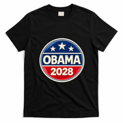 Obama 2028 Political Campaign Vintage T-Shirt - Black