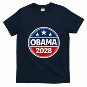 Obama 2028 Political Campaign Vintage T-Shirt - Navy Blue