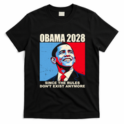 Obama 2028 Since Rules Don't Exist Anymore Vintage T-Shirt - Black