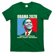 Obama 2028 Since Rules Don't Exist Anymore Vintage T-Shirt - Irish Green