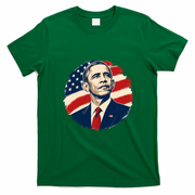 Obama Coming Home Babysitter Is Weird Back & Front T-Shirt - Irish Green
