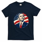 Obama Coming Home Babysitter Is Weird Back & Front T-Shirt - Navy Blue