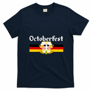 Octoberfest Deutschland Flag Matching Group Party T-Shirt - Navy Blue