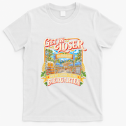 Oktoberfest Get In Loser Gift For German Beer Drinking T-Shirt - White