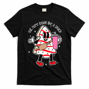 Out Here Looking Like A Snack Cute Boo Jee Xmas Trees Cakes T-Shirt - Black