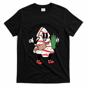 Out Here Looking Like A Snack Cute Boo Jee Xmas Trees Cakes Gift T-Shirt - Black