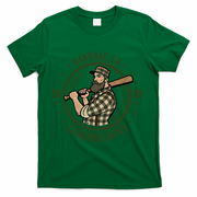 Oakdale Louisiana Lumberjacks Vintage Baseball Team T-Shirt - Green
