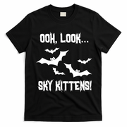 OOh Look... Sky Kittens Funny T-Shirt - Black