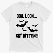 OOh Look... Sky Kittens Funny T-Shirt - White