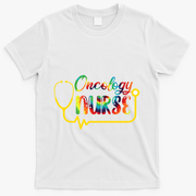 Oncology Nurse Oncologist Nurse Nursing School Gift T-Shirt - White