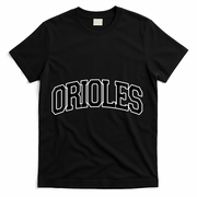 Oriole Name Vintage T-Shirt - Black