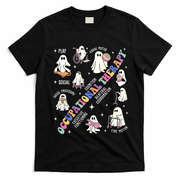 Ot Occupational Therapy Therapist Halloween Spooky T-Shirt - Black