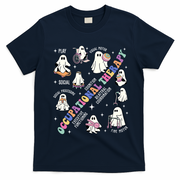 Ot Occupational Therapy Therapist Halloween Spooky T-Shirt - Navy Blue