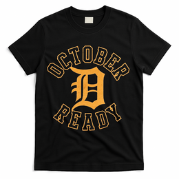 October Ready Funny For Ready Tiger T-Shirt - Black