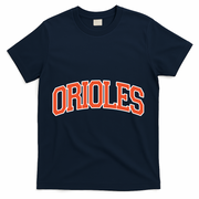 Orioles Retro Name Sports Gift T-Shirt - Navy