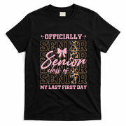Officially Senior Class Of 2027 Last First Day T-Shirt - Black