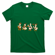 Oktoberfest Silly Goose German Octoberfest Beer Drinking Festival T-Shirt - Irish Green