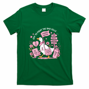 Off To Fight The Bad Cells Duck Breast Cancer Funny T-Shirt - Irish Green