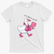 Off To Fight The Bad Cells Christian Faith Breast Cancer T-Shirt - White