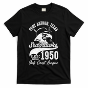 Port Arthur Sea Hawks Texas Vintage Baseball Team T-Shirt - Black