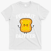 Peanut Butter And Jelly Halloween Costumes Couple Matching T-Shirt - White