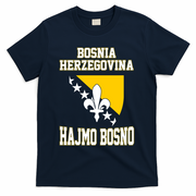Proud Bosnia Dragon HAJMO BOSNO Country Favorite Cheer Game T-Shirt - Navy
