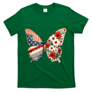 Patriotic Butterfly T-Shirt - Green