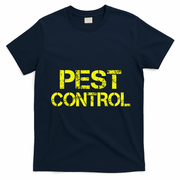 Pest Control Exterminator Halloween Costume T-Shirt - Navy Blue