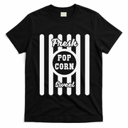 Popcorn Carnival Halloween Cinema T-Shirt - Black