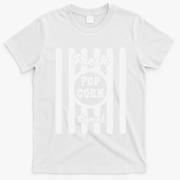 Popcorn Carnival Halloween Cinema T-Shirt - White