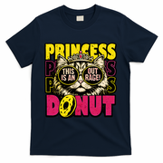 Princess Cat Outrage Goddammit Donut T-Shirt - Navy