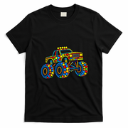 Polka Dot Day Monster Truck T-Shirt - Black