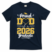 Proud Dad Of A 2026 Graduate Senior Grad T-Shirt - Navy