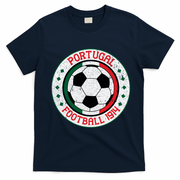 Portugal Football 1914 Vintage Soccer Emblem T-Shirt - Navy Blue