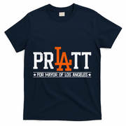 Pratt For Mayor Of Los Angeles La Fan T-Shirt - Navy