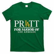 Pratt For Mayor Of Los Angelas LA Pride T-Shirt - Green