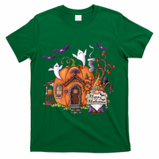 Pumpkin Gnomes Fall Autumn Cute Halloween Thanksgiving Tee Gift T-Shirt - Green