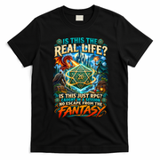 Playing Game RPG Master D20 Tabletop Funny RPG Gamer T-Shirt - Black
