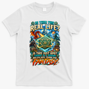 Playing Game RPG Master D20 Tabletop Funny RPG Gamer T-Shirt - White