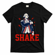 Patriotic George Washington Shake Revolutionary T-Shirt - Black