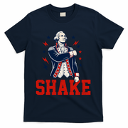 Patriotic George Washington Shake Revolutionary T-Shirt - Navy